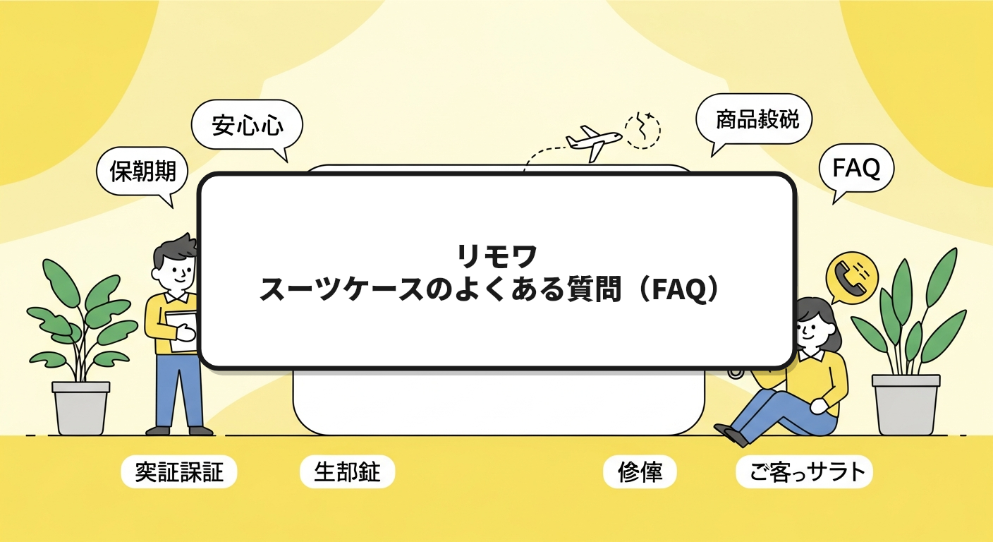 リモワ スーツケースのよくある質問（FAQ）